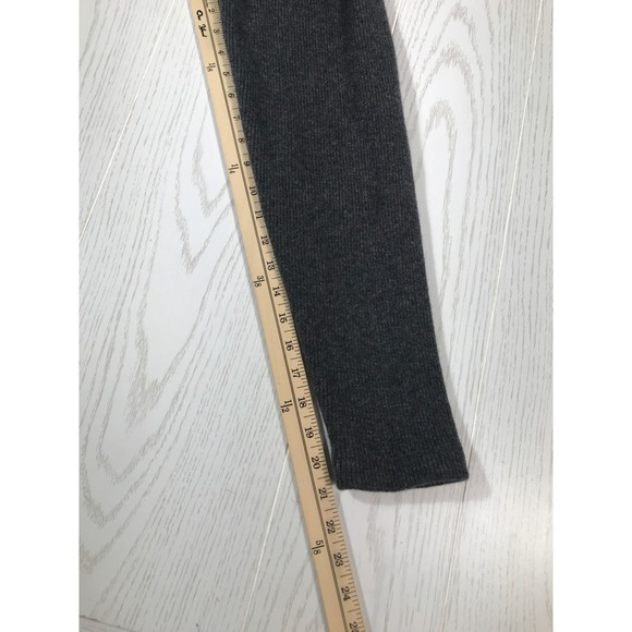 Vintage Victorinox Sweater Mens L Gray Argyle 1/4 Zip Wool Cashmere Blend Y2K - Picture 4 of 8